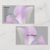 Elegant Flowers Profile Card Visitekaartje (Voorkant / Achterkant)
