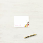 Elegant Flowers Rozen Waterverf Bloemen Kleurrijk Post-it® Notes (Op bureau)