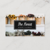Elegant Flowers Visitekaartje (Voorkant)