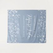 Elegant Flowers Vrijgezellenfeest Achtergrond Wandkleed (Voorkant (horizontaal))