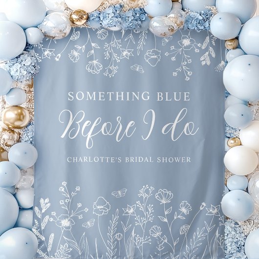 Elegant Flowers Vrijgezellenfeest Achtergrond Wandkleed