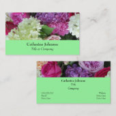 Elegant Flowers Wedding Planner of Florist Visitekaartje (Voorkant / Achterkant)