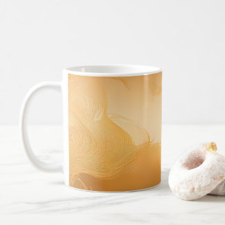 Elegant Flowing Pattern Design Mugs Koffiemok