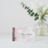 Elegant fluit lessen ontwerp visitekaartje (Staand voorkant)