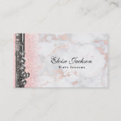 Elegant fluit lessen ontwerp visitekaartje (Voorkant)