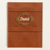 Elegant Fluorish Personalized Planner (Voorkant)