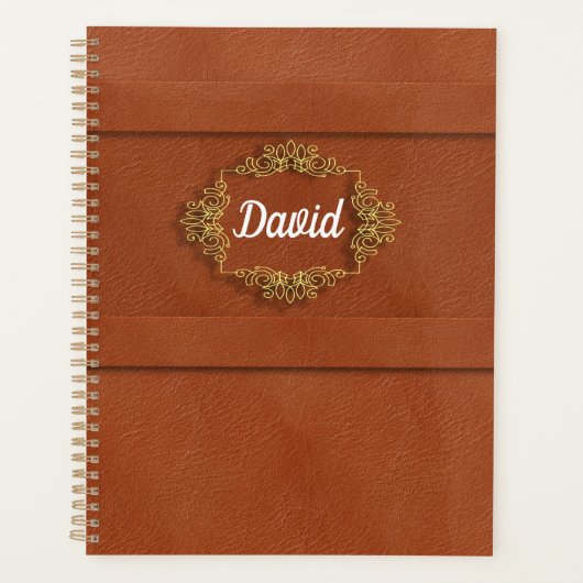 Elegant Fluorish Personalized Planner (Voorkant)