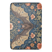 Elegant Flying Bat William Morris geïnspireerd Blo Badmat (Voorkant Verticaal)