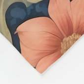 Elegant Flying Bat William Morris geïnspireerd Blo Fleece Deken (Hoek)