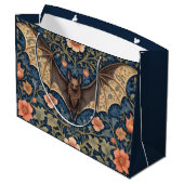 Elegant Flying Bat William Morris geïnspireerd Blo Groot Cadeauzakje (Achterkant Gekanteld)