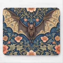 Elegant Flying Bat William Morris geïnspireerd Blo Muismat