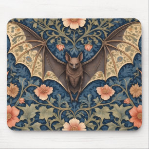 Elegant Flying Bat William Morris geïnspireerd Blo Muismat