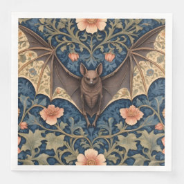 Elegant Flying Bat William Morris geïnspireerd Blo Servet