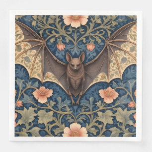 Elegant Flying Bat William Morris geïnspireerd Blo Servet