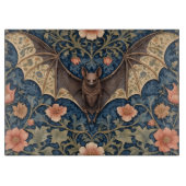 Elegant Flying Bat William Morris geïnspireerd Blo Snijplank (Voorkant)