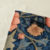 Elegant Flying Bat William Morris geïnspireerd Blo Strandlaken (In situ)