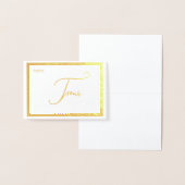 Elegant Foil Wedding Table Number Tent - FOUR Folie Kaarten (Display)