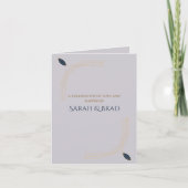 Elegant Folded Invitation (Voorkant)