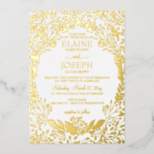 Elegant Foliage Botanical Wedding
