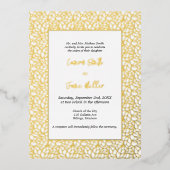 Elegant Foliage Botanische bruiloft Uitnodiging Ka (Voorkant)