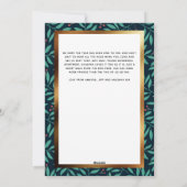 Elegant Foliage Custom Photo Season's Greetings Feestdagenkaart (Achterkant)