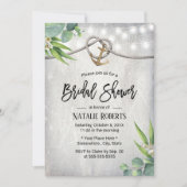 Elegant Foliage Gold Anchor & Rope Vrijgezellenfee Kaart (Voorkant)