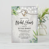 Elegant Foliage Gold Anchor & Rope Vrijgezellenfee Kaart (Staand voorkant)