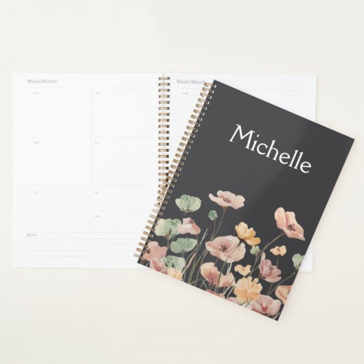  Elegant  foliage rustic botanical watercolour  Planner (Display)