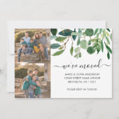 Elegant Foliage We hebben New Home Photo Moving Aankondiging (Voorkant)