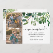 Elegant Foliage We hebben New Home Photo Moving Aankondiging (Voorkant / Achterkant)