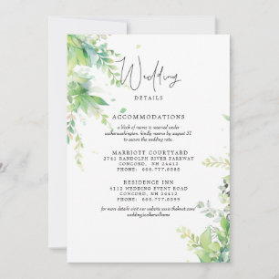 Elegant Foliage Wedding 2 hotels Details Kaart