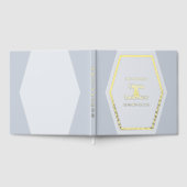 Elegant Folie bruiloft gastenboek (Volledig)