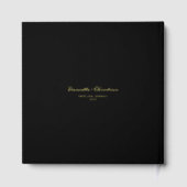 Elegant Folie Script Welkom op onze Forever Weddin Gastenboek (Achterkant)