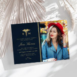 Elegant folie Verpleegkundeacademie Kaart<br><div class="desc">Een elegant gouden folie ontwerp. U kunt deze sjabloon van de afstuderen uitnodiging met uw eigen details aanpassen. U kunt de kleuren,  de formulering,  de tekst en andere functies wijzigen.</div>