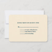 Elegant Folk Art Design RSVP-kaarten RSVP Kaartje (Achterkant)