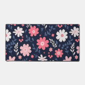 Elegant Folk Art Flower Bureaumat (Voorkant)