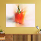 Elegant Food Red Peppers Kleurrijke Abstracte kuns Canvas Afdruk (Insitu (Woonkamer))