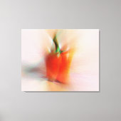 Elegant Food Red Peppers Kleurrijke Abstracte kuns Canvas Afdruk (Voorkant)