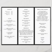 Elegant Forest Foliage Business — drievoudig broch (Achterkant)