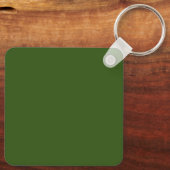 Elegant Forest Green Class of 2023 Afstuderen Sleutelhanger (Achterkant)