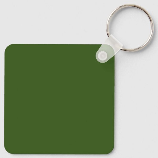 Elegant Forest Green Class of 2023 Afstuderen Sleutelhanger (Achterkant)