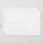 Elegant Forest Monogram Stationery Flat Kaarten Notitiekaartje (Achterkant)