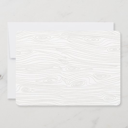 Elegant Forest Monogram Stationery Flat Kaarten Notitiekaartje (Achterkant)