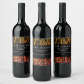 Elegant Forest Roots Custom Wine Labs Wijn Etiket (Flessen)