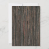 Elegant Forest Wedding Invitations Kaart (Achterkant)
