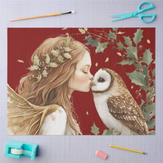 Elegant Forestcore Holiday Fairy Holiday  Tissuepapier (Craft)