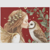 Elegant Forestcore Holiday Fairy Holiday Tissuepapier (Voorkant)