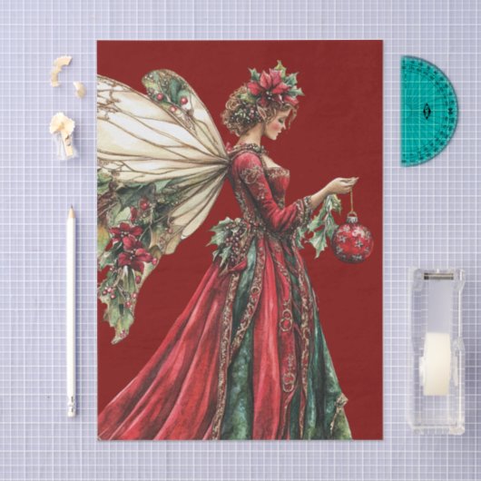 Elegant Forestcore Holiday Fairy Holiday  Tissuepapier (Craft)