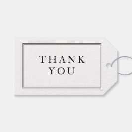 Elegant Formal Black White Weddenschap Hartelijk d Cadeaulabel