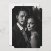 Elegant Formal Equestrian Monogram Crest Foto Save The Date (Achterkant)